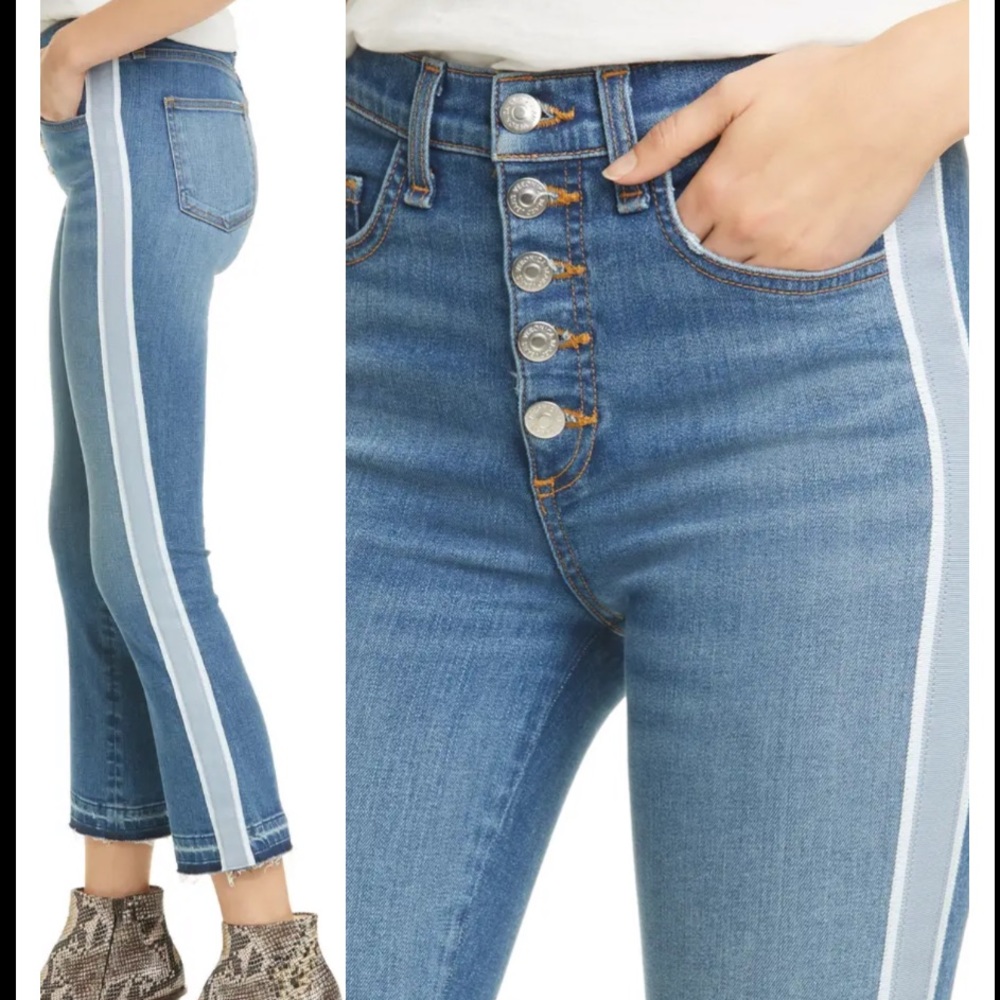 Veronica Beard Carolyn Baby Boot High Rise Jeans - Picture 2 of 16